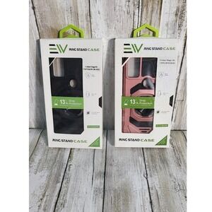 Cricket Magic 5G Phone Case EW Ring Stand Shockproof Protective Cover